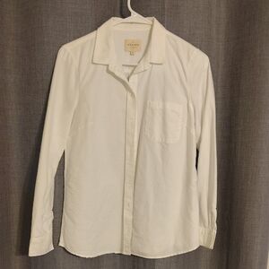 Sezane White Button Down Shirt